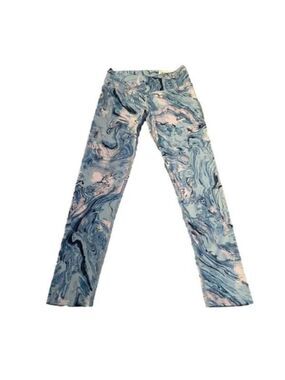 SO Blue Marble Leggings Size Small NWT